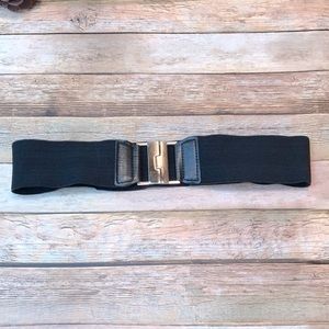 Black and Silver Statement Belt Size 28-30